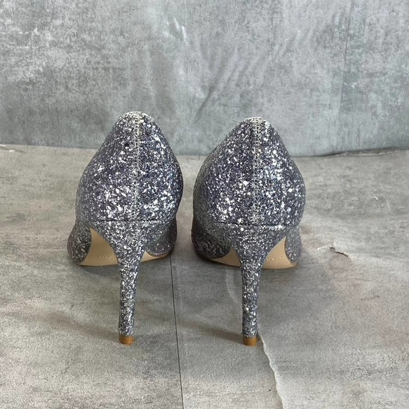 Marc Fisher Women's Silver/Pink Ombre Glitter Darreny Pointed-Toe Pumps SZ 7.5 - Picture 8 of 13